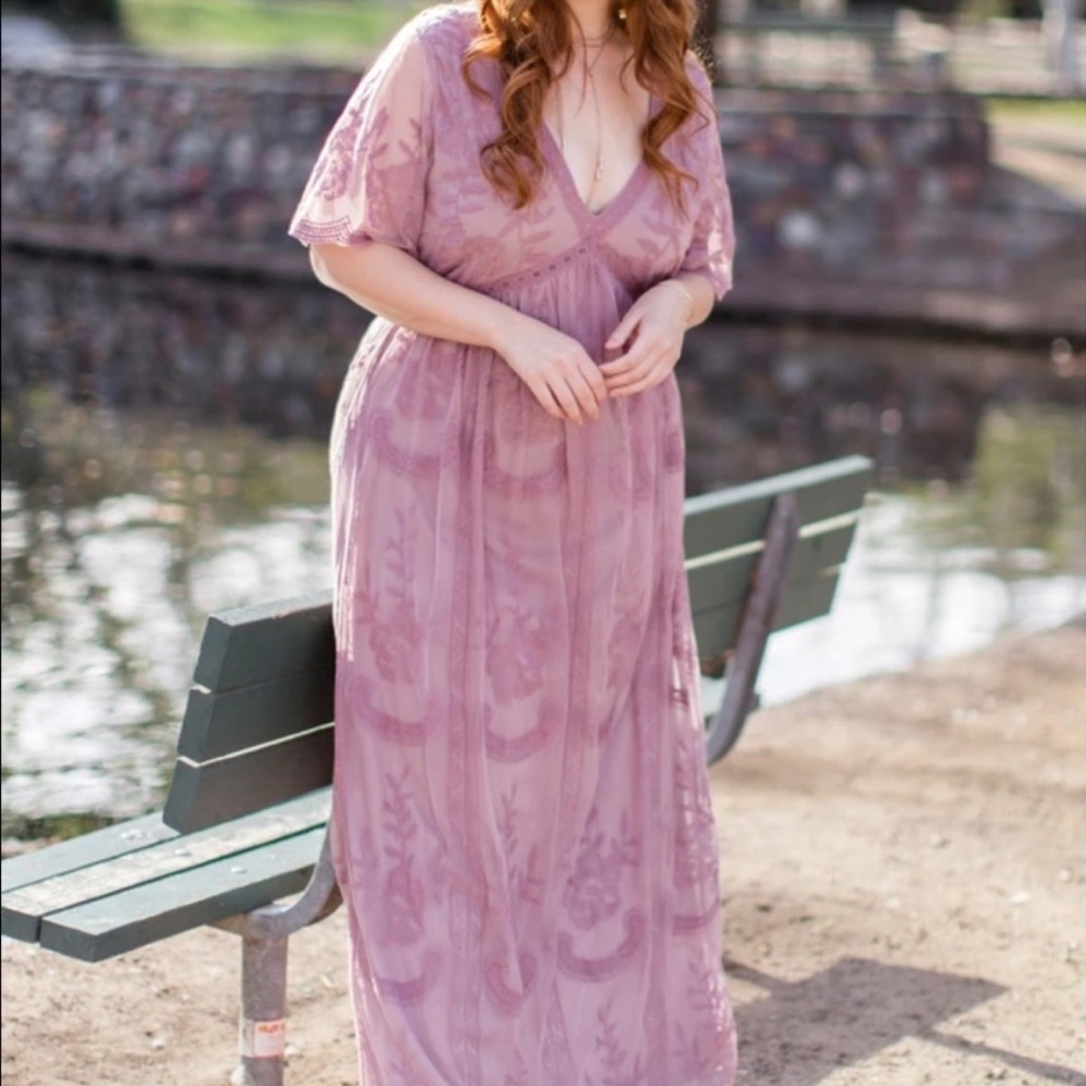 Pink Blush Mauve dress